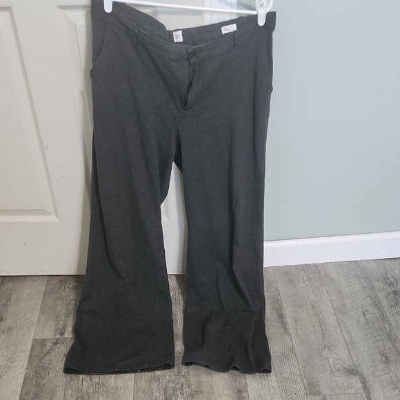 GAP Wide Leg Pants - Dark Gray - Picture 1 of 3